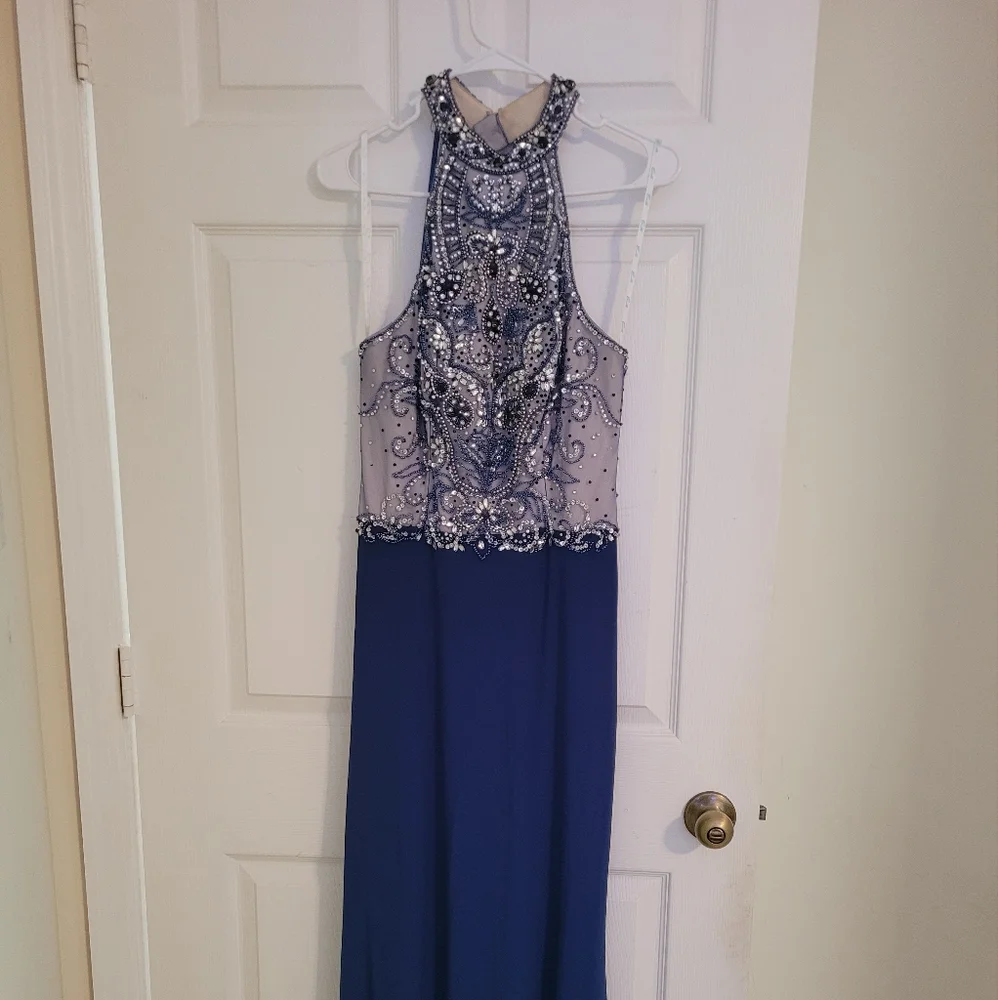 Camille la vie blue formal dress - Picture 4 of 4